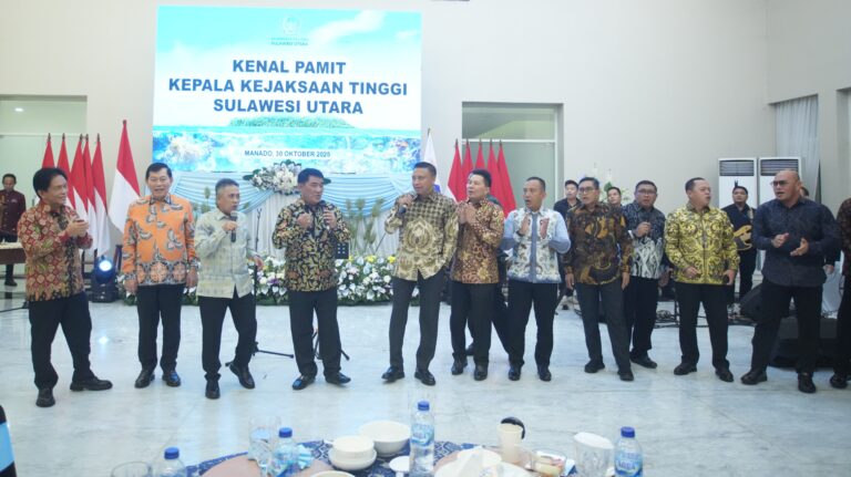 Kenal Pamit Kajati Sulut, Gubernur: Penegakan Hukum Harus Terus Dijaga