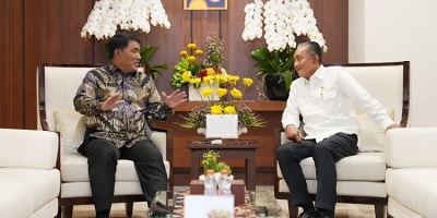 Pastikan Pembangunan di Sulut Merata, Gubernur Yulius Temui Menteri PUPR