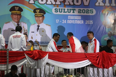 Buka Porprov Sulut XII, Gubernur YSK Bakar Semangat Atlit