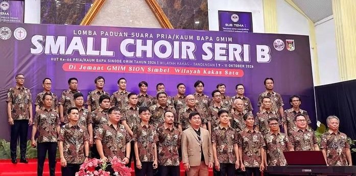 PS PKB GMIM Betel Sario Raih Medali Emas di Small Choir Seri B